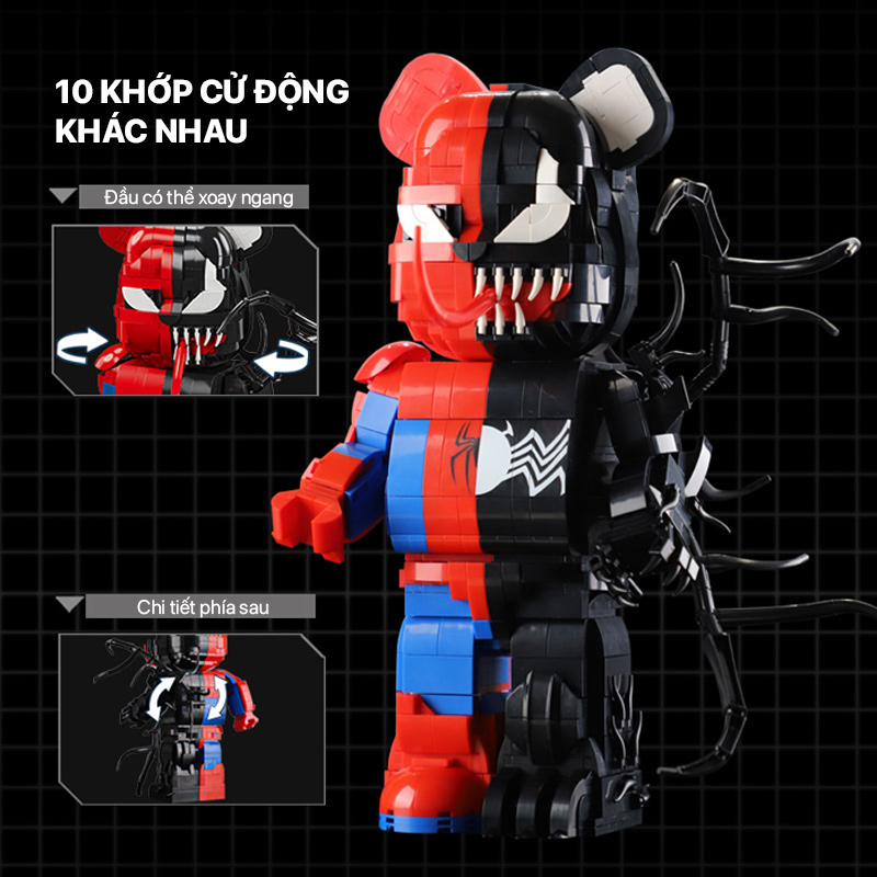 Mô hình lắp ghép - Bear Robot - Venom 18807 2 mo hinh lap ghep bear robot venom 18807 02